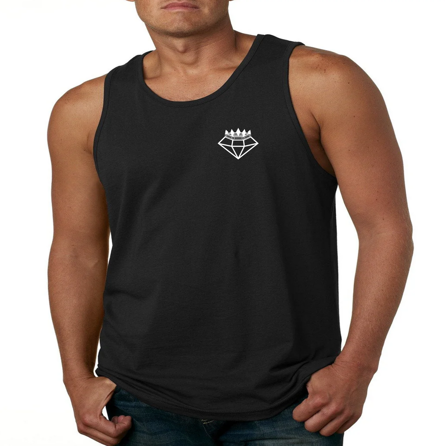 Royal Tees White Diamond Tank Top